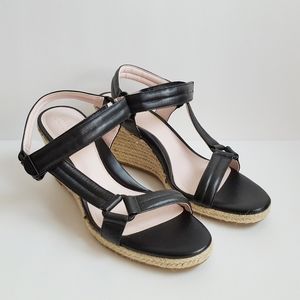 NWOT Black Taryn by Taryn Rose Espadrille Sandal